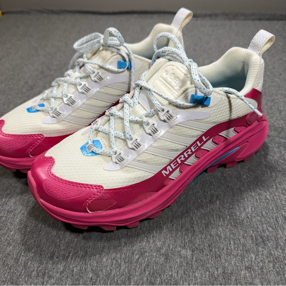 Merrell Moab Speed 2 Jeep Men’s 5.5 Tuscardero Pink White Hiking Shoes J5007245